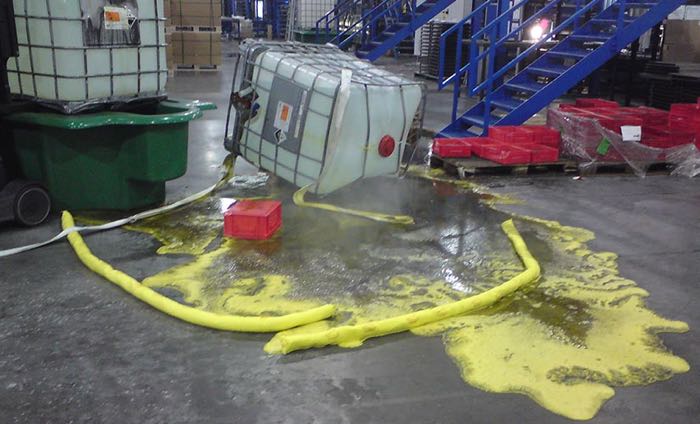 Chemical spill cleanup services
